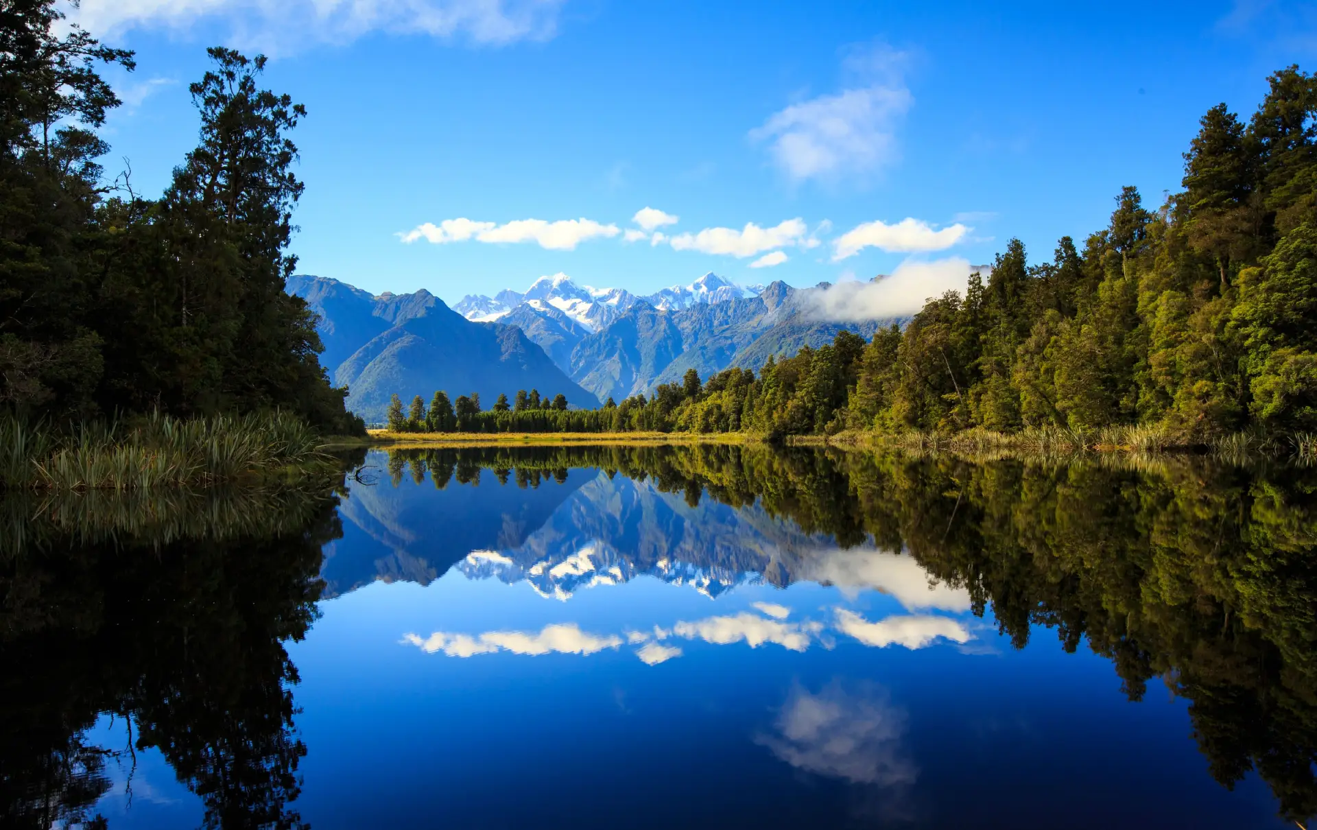 Dusk over a moody New Zealand landscape